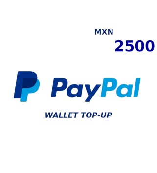 PayPal Wallet MXN 2500 Top Up Key GLOBAL